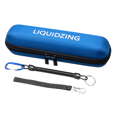 Black Protective Water Purifier Case Hand Strap Carabiner 550g Travel Carrying Case