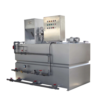 IP55 Polymer Preparation Unit For Chemical Coagulation And Flocculation Water Treatment