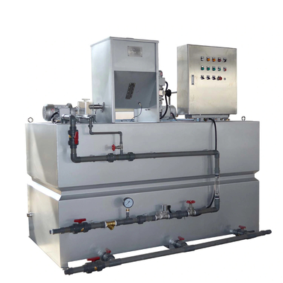 IP55 Polymer Preparation Unit For Chemical Coagulation And Flocculation Water Treatment