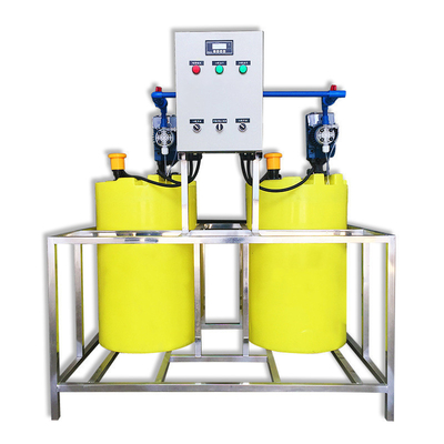 0.75kw Manual Polymer Dosing System With Pump 80*80*100cm
