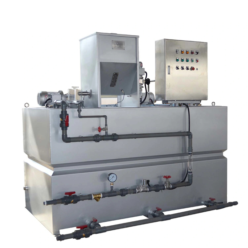 IP55 Polymer Preparation Unit For Chemical Coagulation And Flocculation Water Treatment